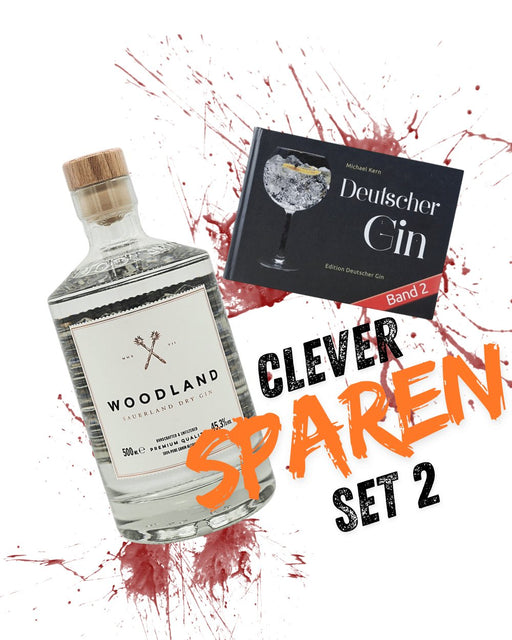 Clever Sparen Set 2 Woodland Gin + Das Gin Buch Band 2 - Deutschergin.de - Deutschergin.de